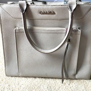 Calvin Klein grey purse